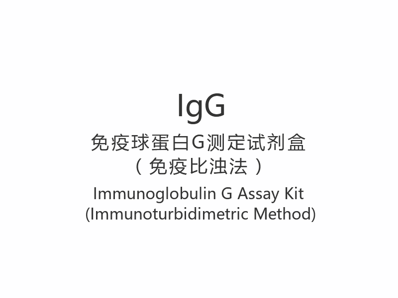[IgG]İmmünoglobulin G Test Kiti (İmmünotürbidimetrik Yöntem)